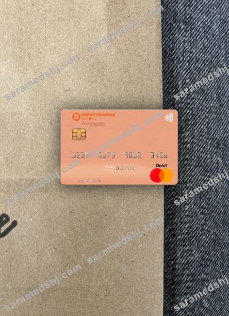 Montenegro Hipotekarna Banka mastercard photolook front